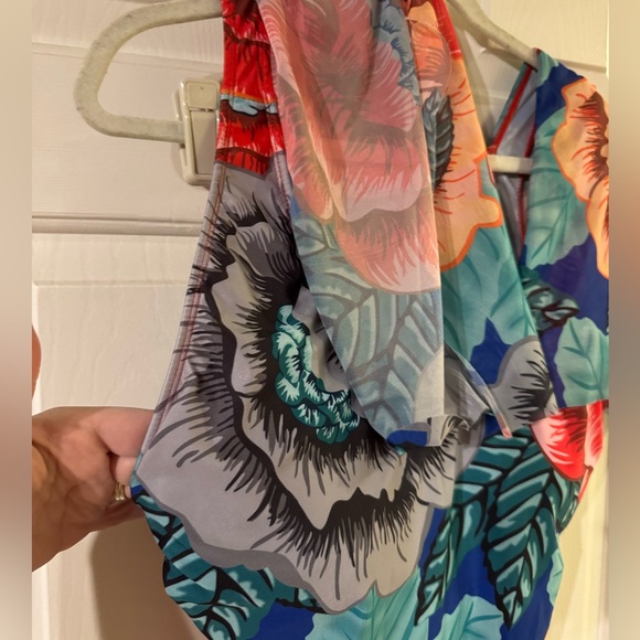 2x flowy top bathing suit - Picture 3 of 5